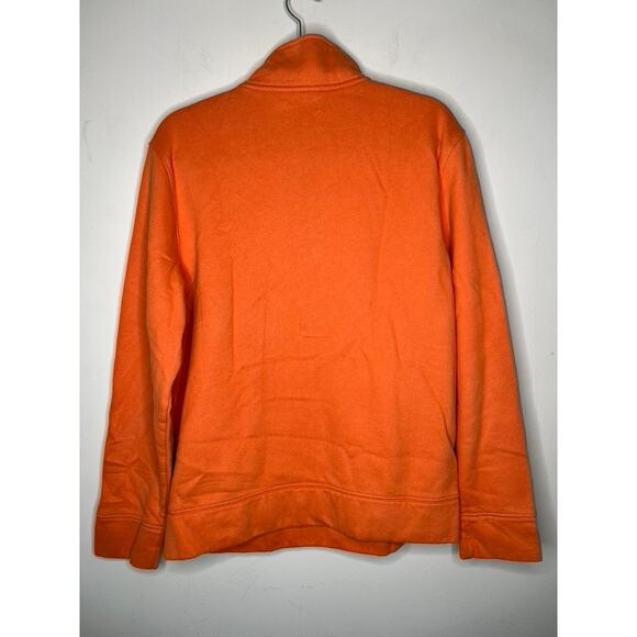 NAUTICA Quarter Zip Pullover in Orange and Navy MENS SIZE LARGE - Picture 7 of 7